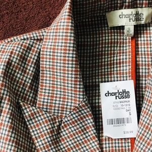 Charlotte Russe Casual Blazer Short Set